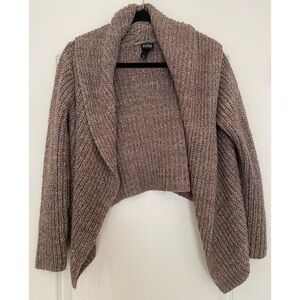 Women's Tan Cardigan Sweater